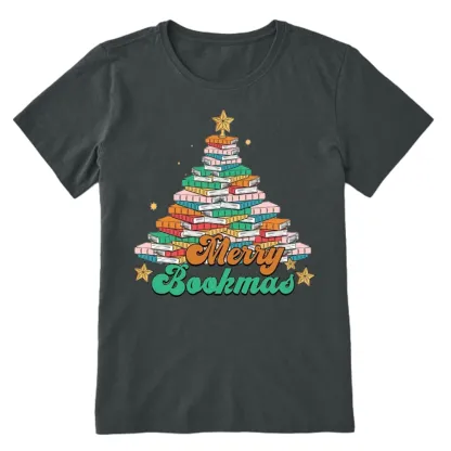 Pagewings Christmas Merry Bookmas Unisex Classic T-shirt