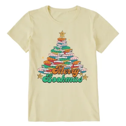 Pagewings Christmas Merry Bookmas Unisex Classic T-shirt