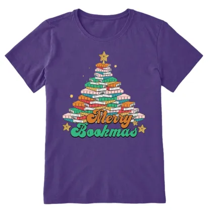 Pagewings Christmas Merry Bookmas Unisex Classic T-shirt