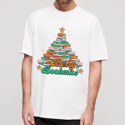 Pagewings Christmas Merry Bookmas Unisex Classic T-shirt