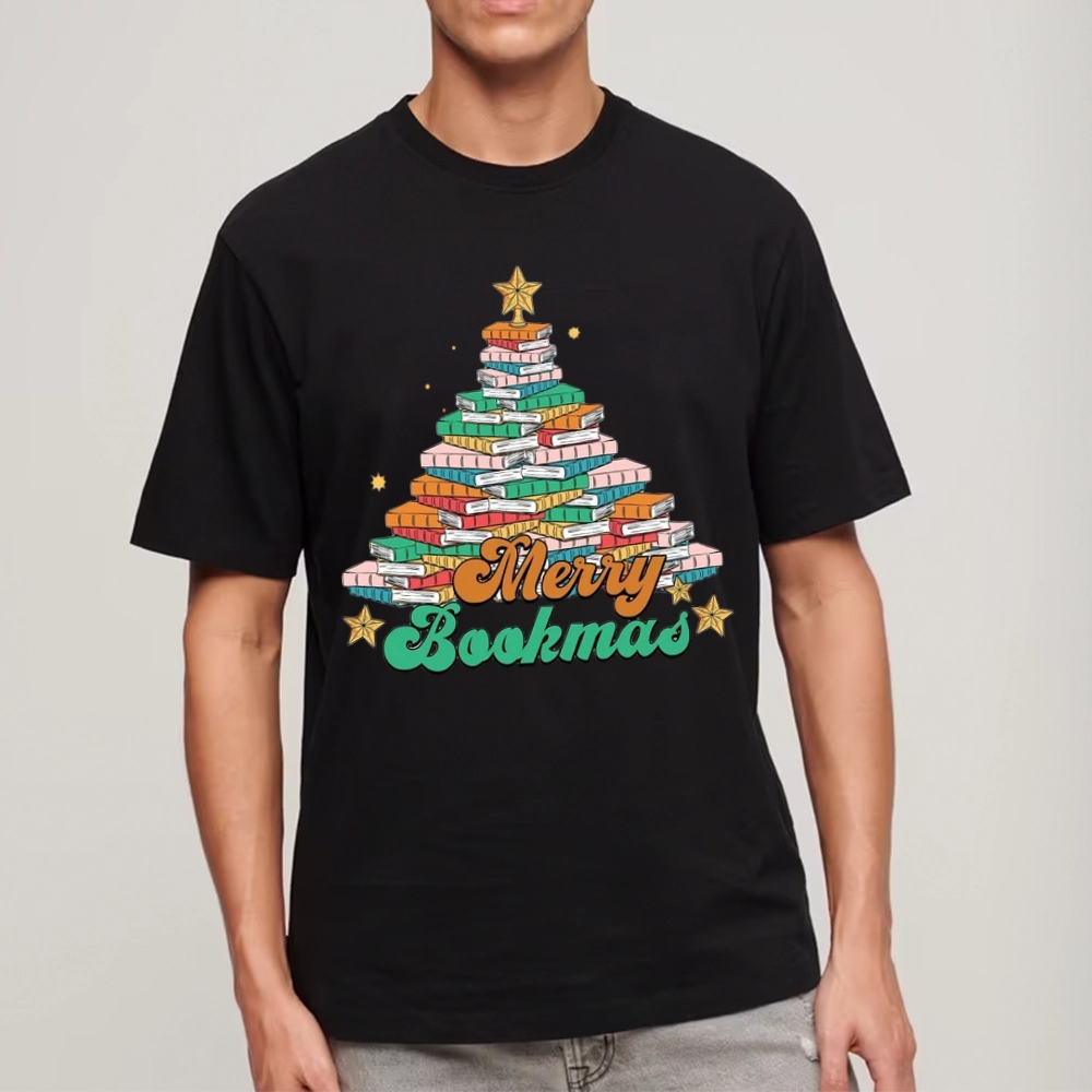 Pagewings Christmas Merry Bookmas Unisex Classic T-shirt