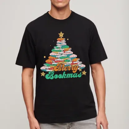 Pagewings Christmas Merry Bookmas Unisex Classic T-shirt
