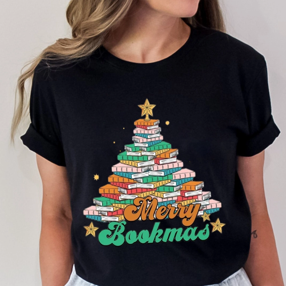 Pagewings Christmas Merry Bookmas Unisex Classic T-shirt