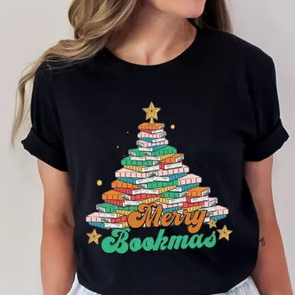 Pagewings Christmas Merry Bookmas Unisex Classic T-shirt