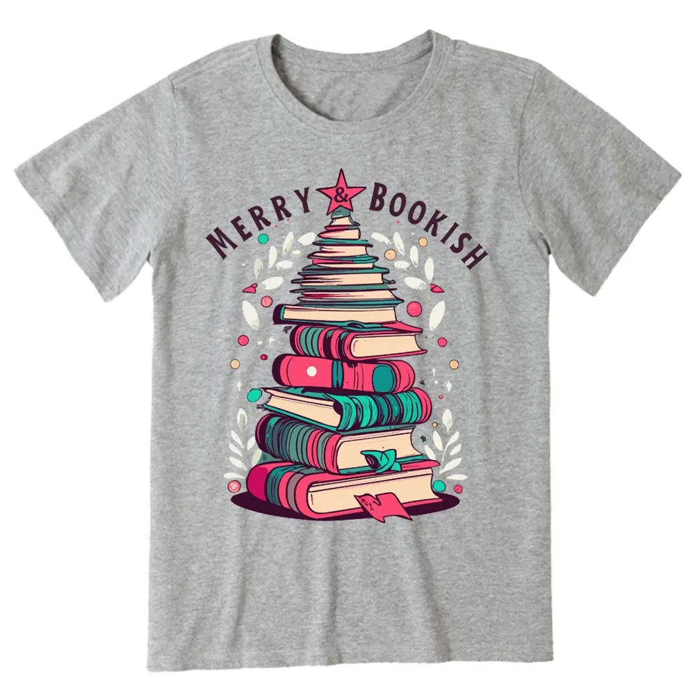 Pagewings Merry & Bookish Christmas Unisex Classic T-shirt