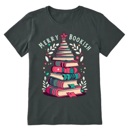 Pagewings Merry & Bookish Christmas Unisex Classic T-shirt