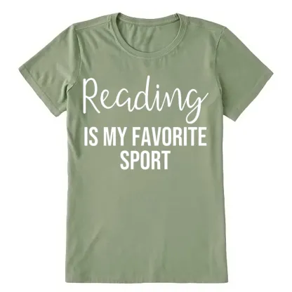 Pagewings Reading is My Favourite Sport Unisex Classic T-shirt