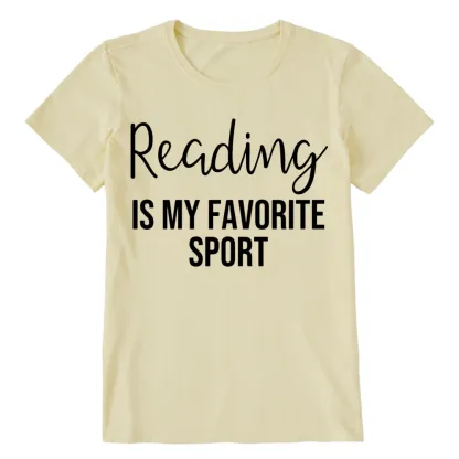 Pagewings Reading is My Favourite Sport Unisex Classic T-shirt