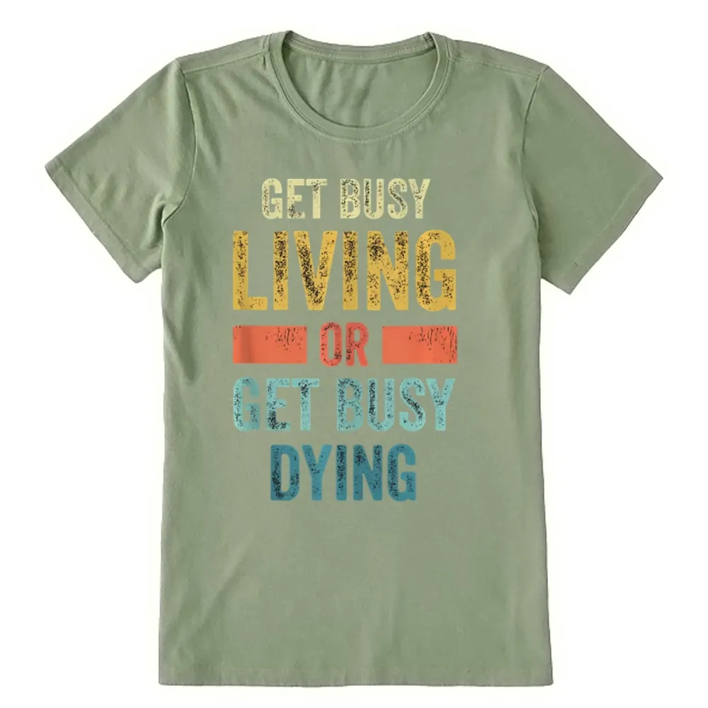 Pagewings Get Busy Living Or Get Busy Dying Unisex Classic T-shirt