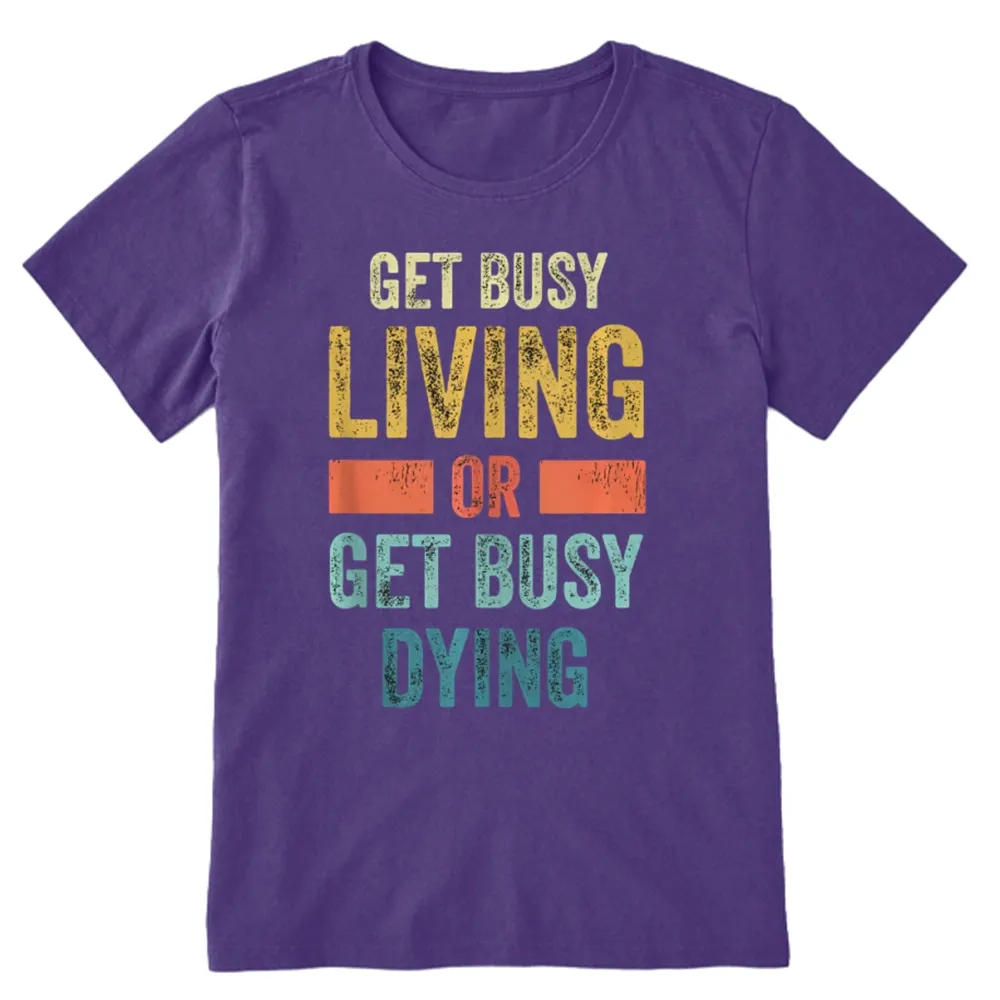 Pagewings Get Busy Living Or Get Busy Dying Unisex Classic T-shirt
