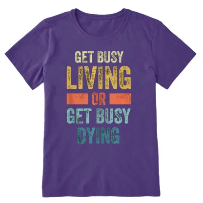 Pagewings Get Busy Living Or Get Busy Dying Unisex Classic T-shirt