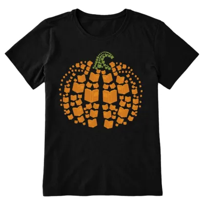 Pagewings Thanksgiving Book Pumpkin Unisex Classic T-shirt