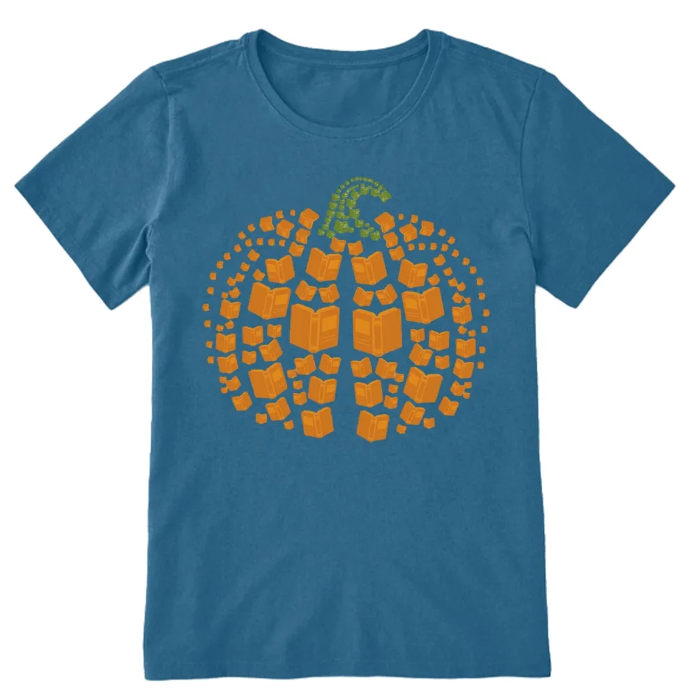 Pagewings Thanksgiving Book Pumpkin Unisex Classic T-shirt
