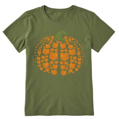 Pagewings Thanksgiving Book Pumpkin Unisex Classic T-shirt