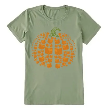 Pagewings Thanksgiving Book Pumpkin Unisex Classic T-shirt