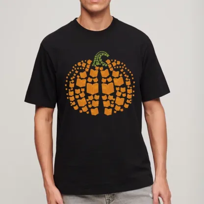 Pagewings Thanksgiving Book Pumpkin Unisex Classic T-shirt