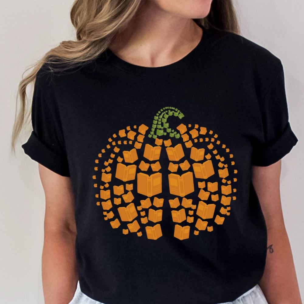 Pagewings Thanksgiving Book Pumpkin Unisex Classic T-shirt