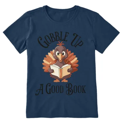 Pagewings Thanksgiving A Good Book Unisex Classic T-shirt