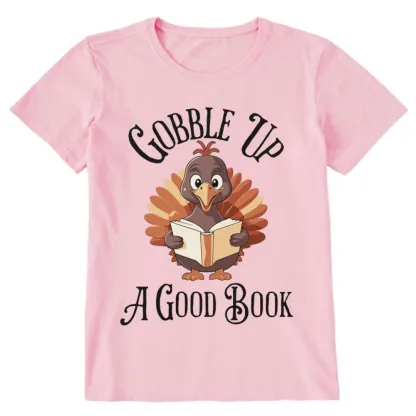 Pagewings Thanksgiving A Good Book Unisex Classic T-shirt