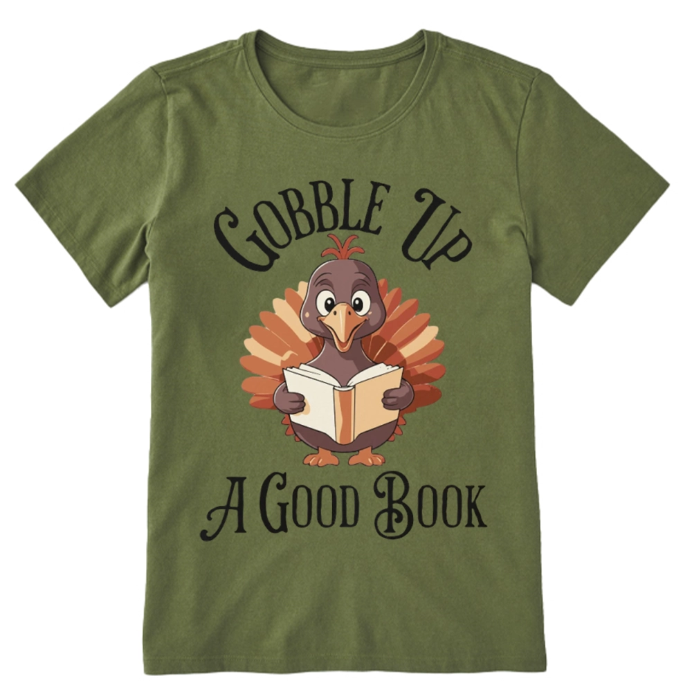 Pagewings Thanksgiving A Good Book Unisex Classic T-shirt