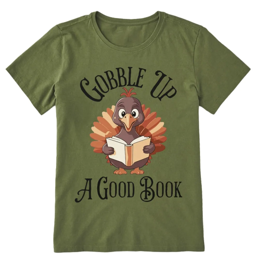 Pagewings Thanksgiving A Good Book Unisex Classic T-shirt