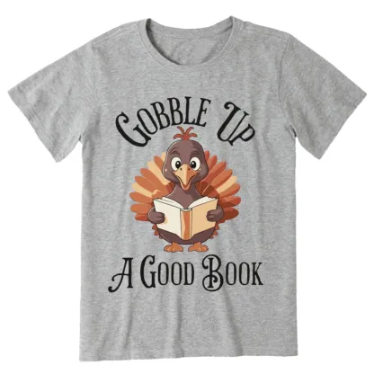 Pagewings Thanksgiving A Good Book Unisex Classic T-shirt
