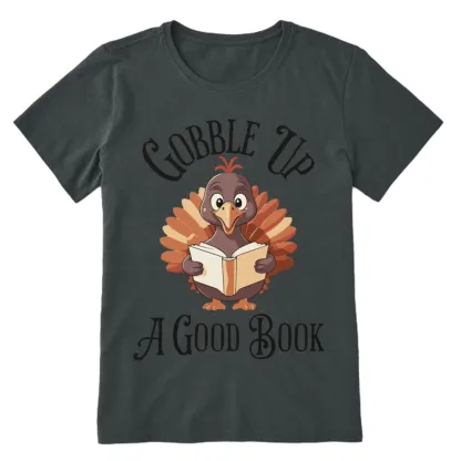 Pagewings Thanksgiving A Good Book Unisex Classic T-shirt
