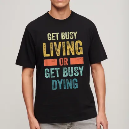 Pagewings Get Busy Living Or Get Busy Dying Unisex Classic T-shirt