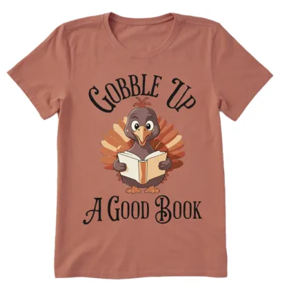 Pagewings Thanksgiving A Good Book Unisex Classic T-shirt