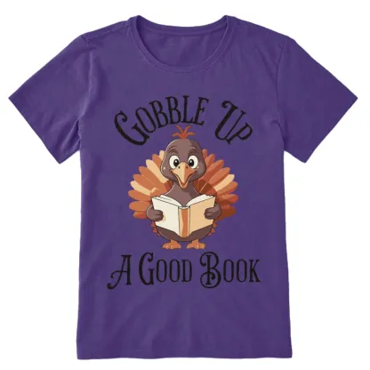 Pagewings Thanksgiving A Good Book Unisex Classic T-shirt