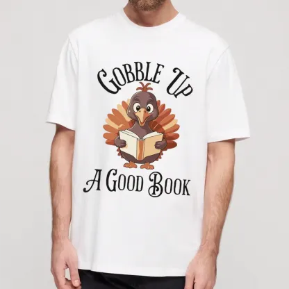 Pagewings Thanksgiving A Good Book Unisex Classic T-shirt