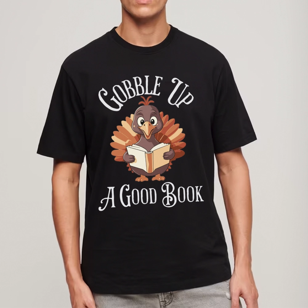 Pagewings Thanksgiving A Good Book Unisex Classic T-shirt