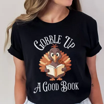 Pagewings Thanksgiving A Good Book Unisex Classic T-shirt