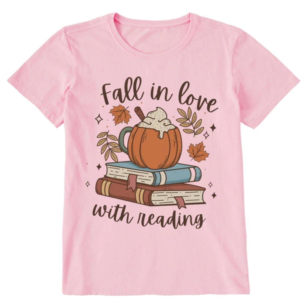 Pagewings Thanksgiving Fall in Love with Reading Unisex Classic T-shirt