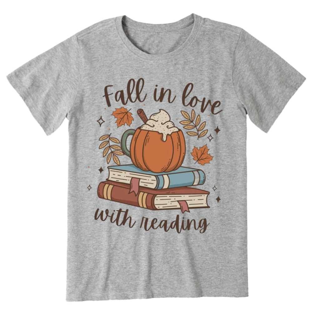 Pagewings Thanksgiving Fall in Love with Reading Unisex Classic T-shirt