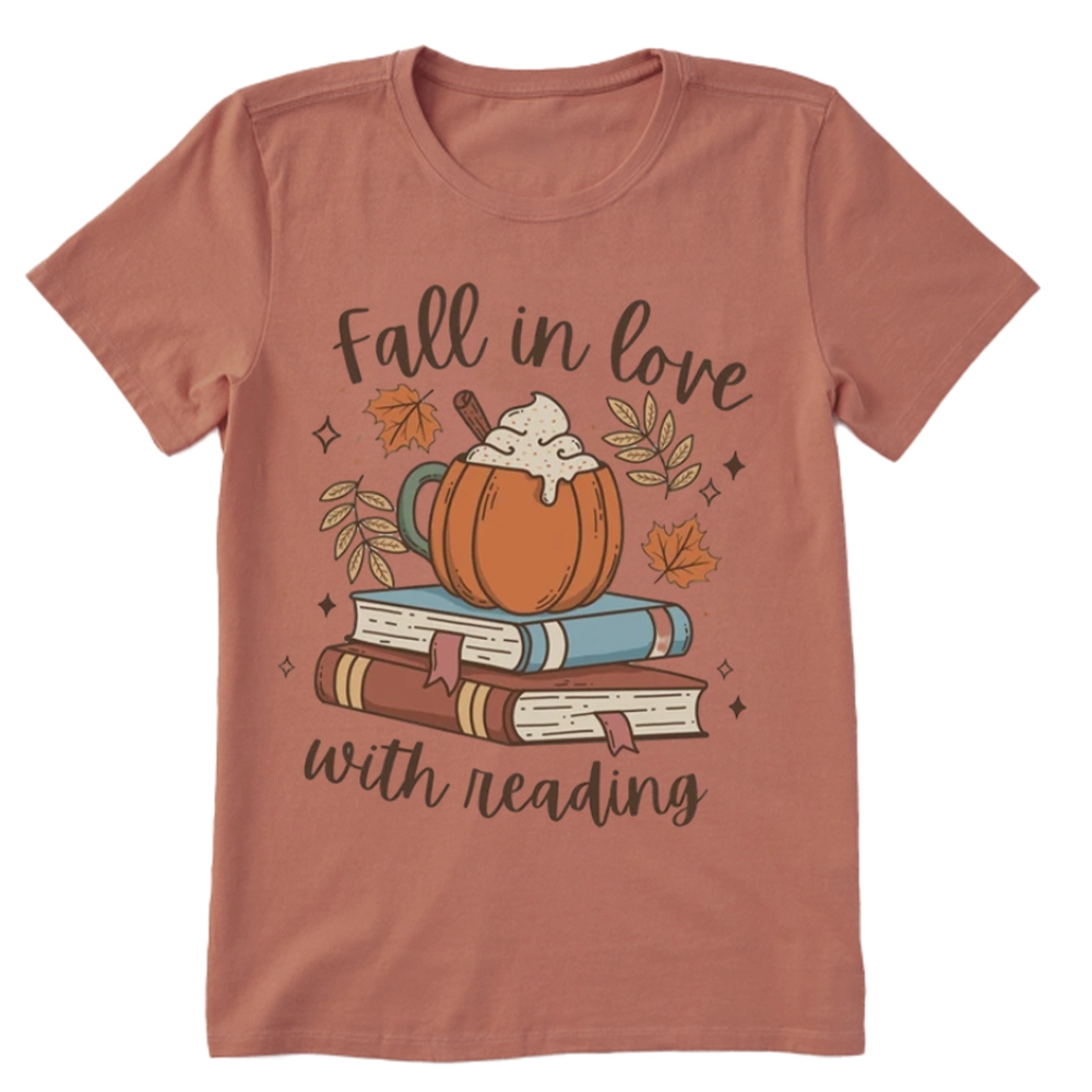 Pagewings Thanksgiving Fall in Love with Reading Unisex Classic T-shirt