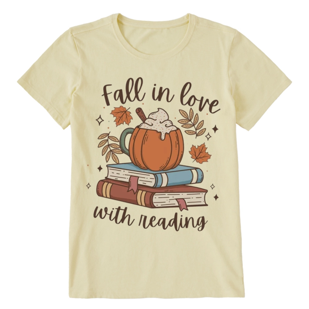 Pagewings Thanksgiving Fall in Love with Reading Unisex Classic T-shirt