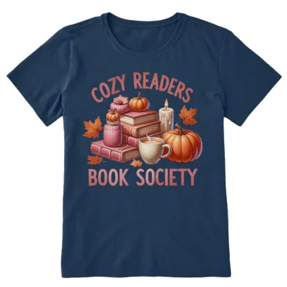 Pagewings Thanksgiving Cozy Readers Book Society Unisex Classic T-shirt
