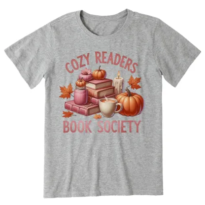 Pagewings Thanksgiving Cozy Readers Book Society Unisex Classic T-shirt