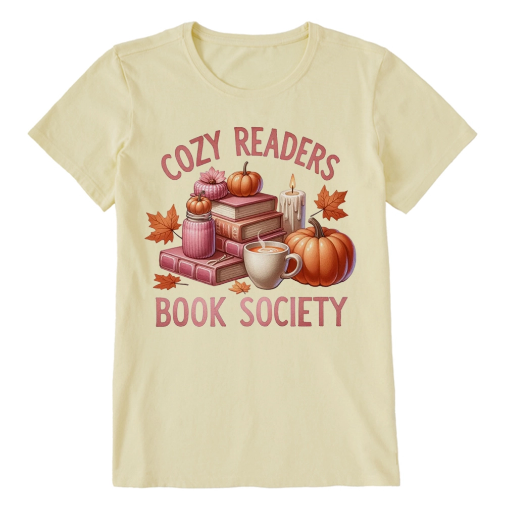 Pagewings Thanksgiving Cozy Readers Book Society Unisex Classic T-shirt
