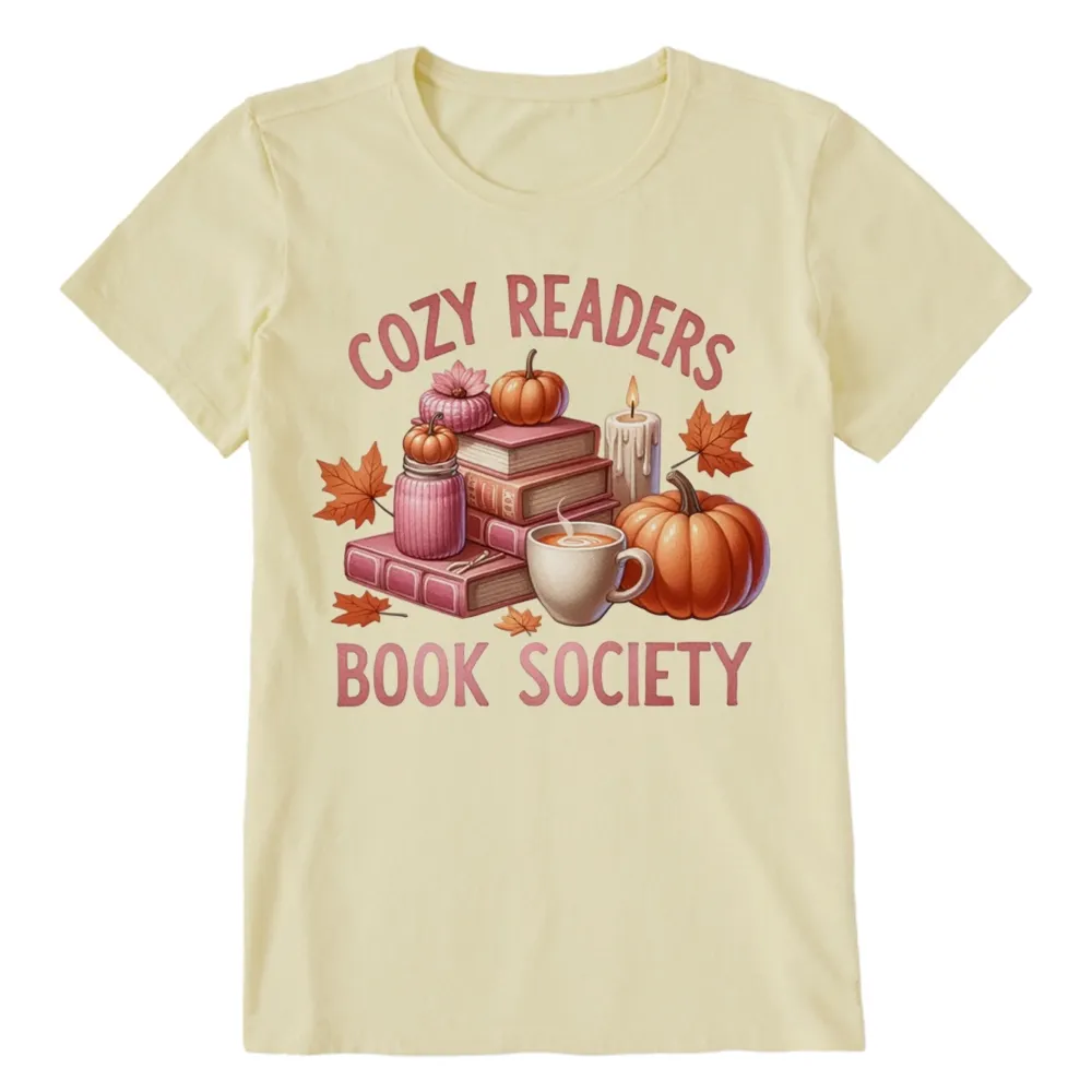 Pagewings Thanksgiving Cozy Readers Book Society Unisex Classic T-shirt