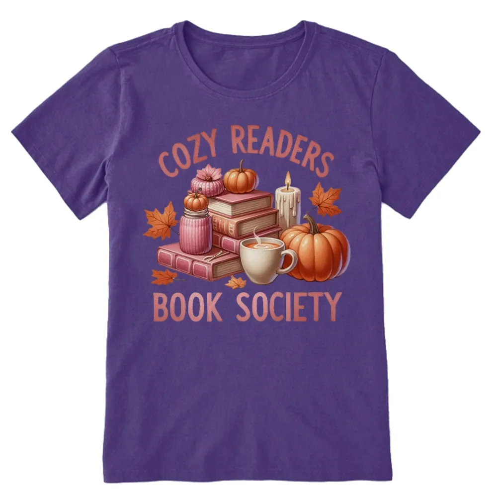 Pagewings Thanksgiving Cozy Readers Book Society Unisex Classic T-shirt