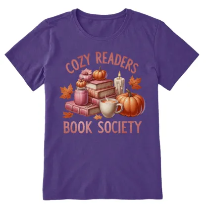 Pagewings Thanksgiving Cozy Readers Book Society Unisex Classic T-shirt