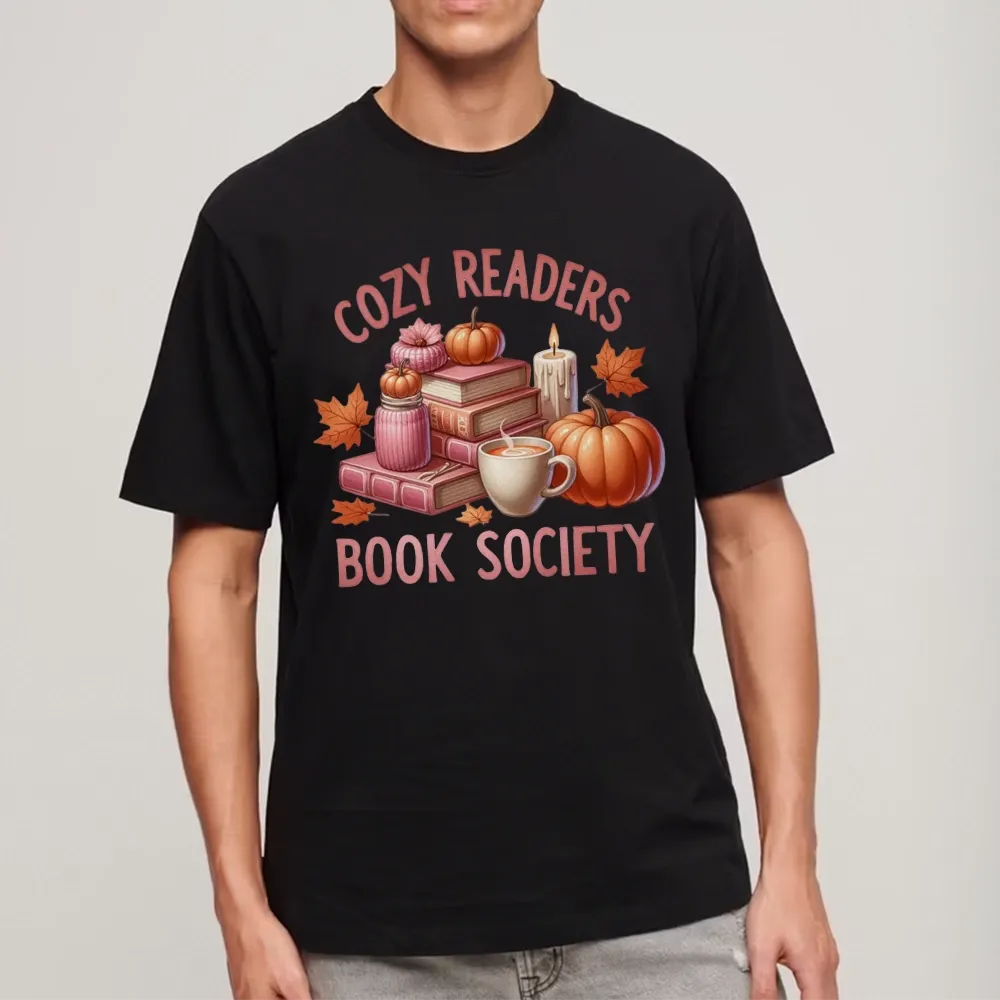 Pagewings Thanksgiving Cozy Readers Book Society Unisex Classic T-shirt