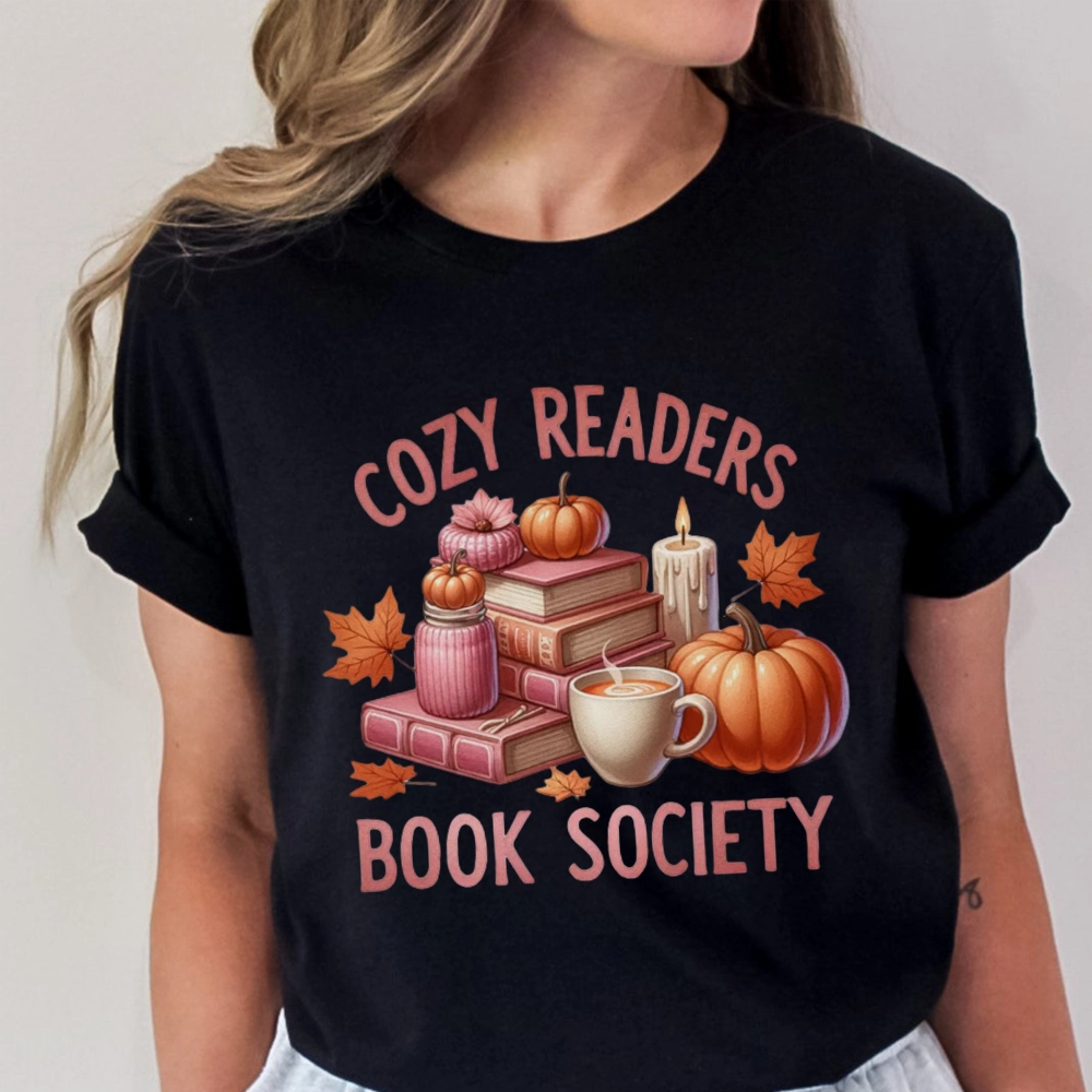 Pagewings Thanksgiving Cozy Readers Book Society Unisex Classic T-shirt