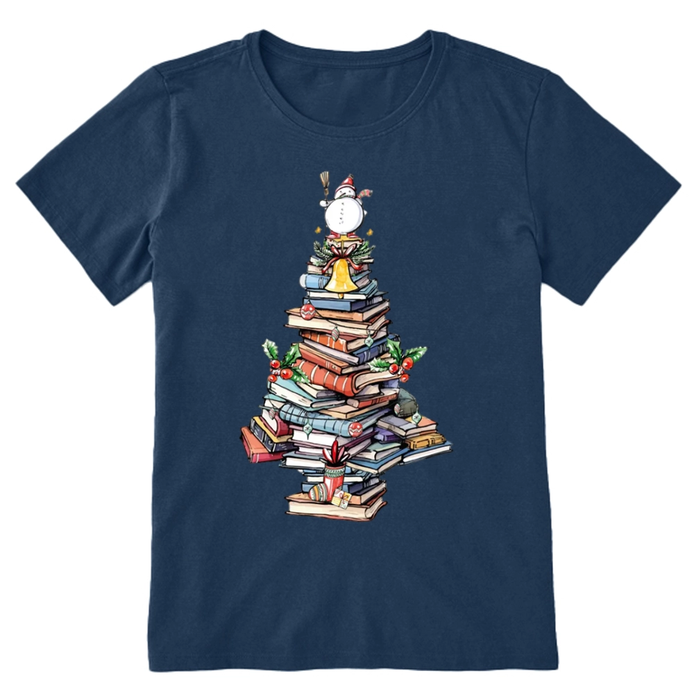 Pagewings Book Christmas Tree Unisex Classic T-shirt