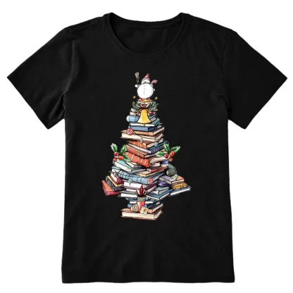 Pagewings Book Christmas Tree Unisex Classic T-shirt