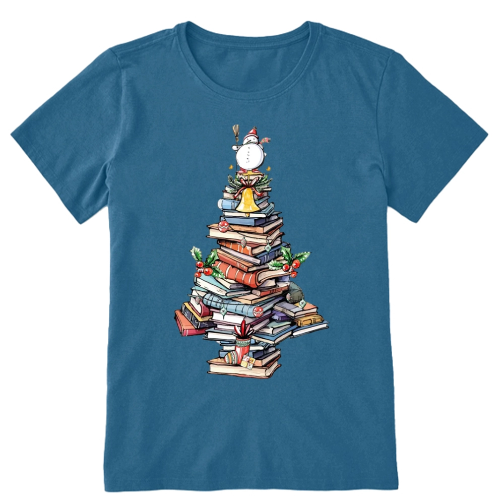 Pagewings Book Christmas Tree Unisex Classic T-shirt