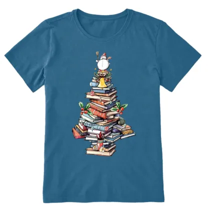 Pagewings Book Christmas Tree Unisex Classic T-shirt