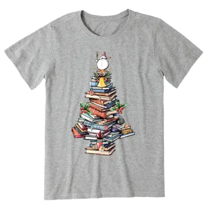 Pagewings Book Christmas Tree Unisex Classic T-shirt
